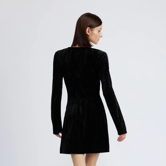 Emory Park LONG SLEEVE MINI SUEDE DRESS Size L - Picture 3 of 8